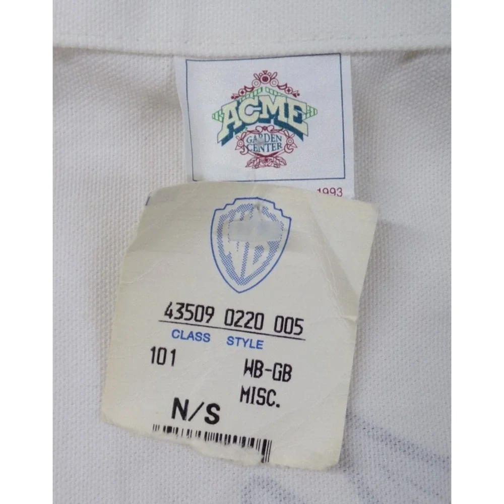 Vintage ACME Garden Center Apron Bugs Bunny & Honey Bunny Youth 1993 USA‎ NWT